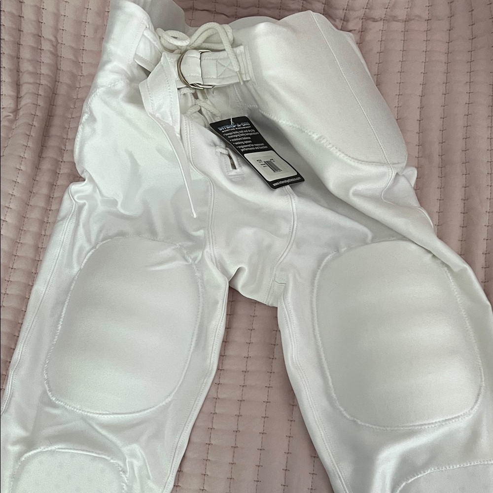 Men’s size L White Football Pants